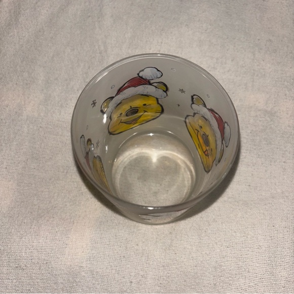 Disney Winnie The Pooh  Santa Christmas Glasses Set‎ Of Two 4x3” - Picture 3 of 11
